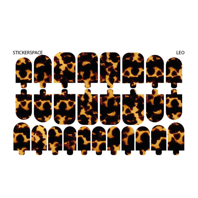 Leo - Nail Wraps StickerSpace-NAIL WRAPS SELBSTKLEBEND-Double Beauty Shop