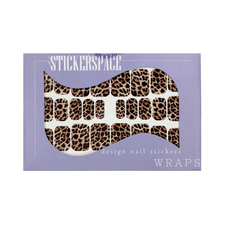 Leopard - PEDIKÜRE Nail Wraps StickerSpace