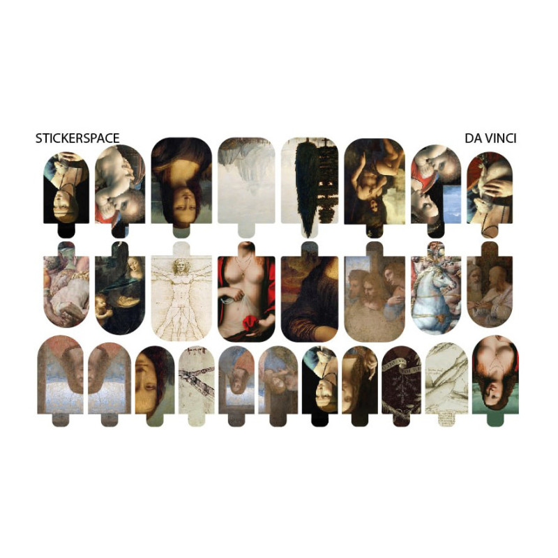 Leonardo - Nail Wraps StickerSpace-NAIL WRAPS SELBSTKLEBEND-Double Beauty Shop
