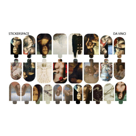 Leonardo - Nail Wraps StickerSpace