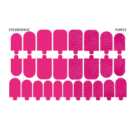 Purple - Nail Wraps StickerSpace 2