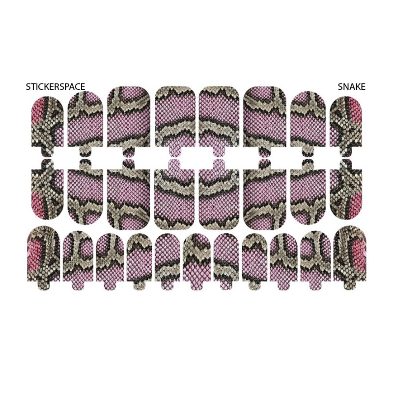 Snake - Nail Wraps StickerSpace-NAIL WRAPS SELBSTKLEBEND-Double Beauty Shop