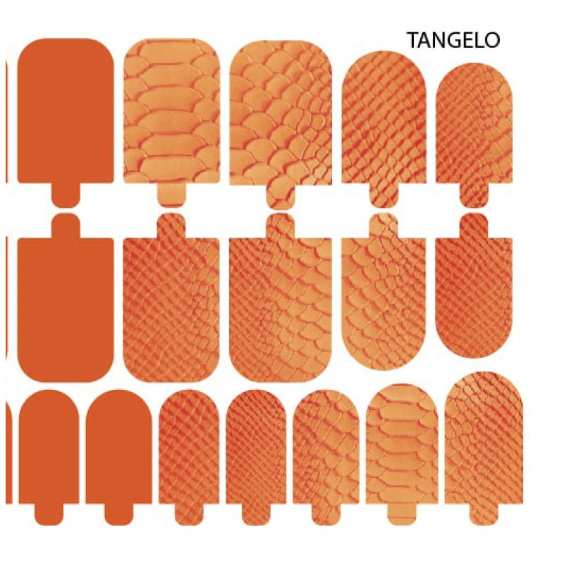 Tangelo - Nail Wraps StickerSpace-NAIL WRAPS SELBSTKLEBEND-Double Beauty Shop
