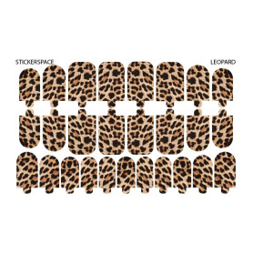 Leopard - Nail Wraps StickerSpace 2