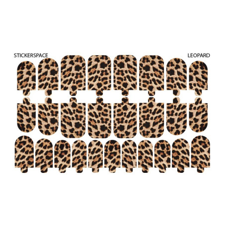 Leopard - Nail Wraps StickerSpace