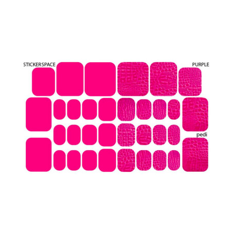 Purple - PEDIKÜRE Nail Wraps StickerSpace