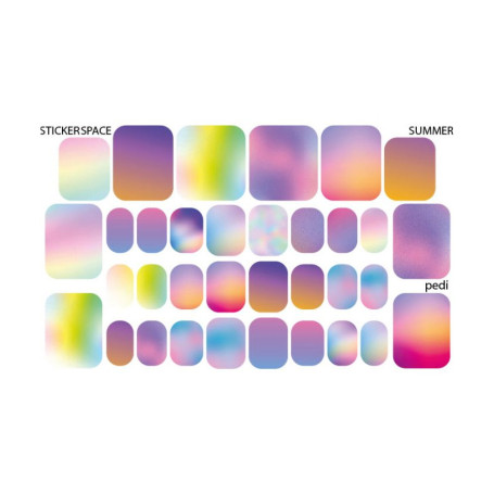 Summer - PEDIKÜRE Nail Wraps StickerSpace