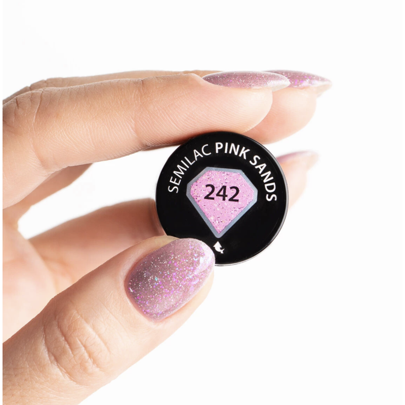242 Pink Sands - UV Nagellack 7ml Semilac-Online-Shop-Double Beauty Shop