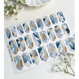 Nagelfolie 273 Nail Wraps für Maniküre AMINAILS 2