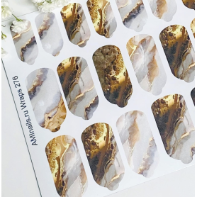 Nagelfolie 276 Nail Wraps für Maniküre AMINAILS