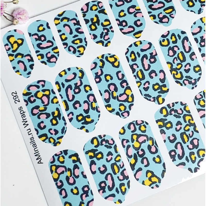 Nagelfolie 292 Nail Wraps für Maniküre AMINAILS-NAIL WRAPS SELBSTKLEBEND-Double Beauty Shop