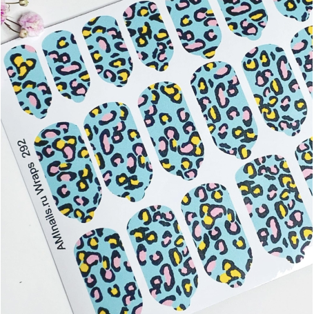 Nagelfolie 292 Nail Wraps für Maniküre AMINAILS