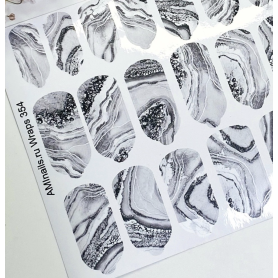 Nagelfolie 354 Nail Wraps für Maniküre AMINAILS