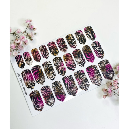 Nagelfolie 360 Nail Wraps für Maniküre AMINAILS