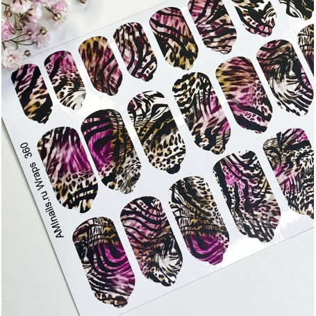 Nagelfolie 360 Nail Wraps für Maniküre AMINAILS