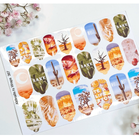 Nagelfolie 367 Nail Wraps für Maniküre AMINAILS 2