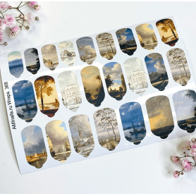 Nagelfolie 368 Nail Wraps für Maniküre AMINAILS 2