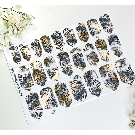 Nagelfolie 370 Nail Wraps für Maniküre AMINAILS