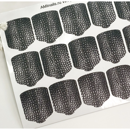 Nagelfolie 387 Nail Wraps für Pediküre AMINAILS