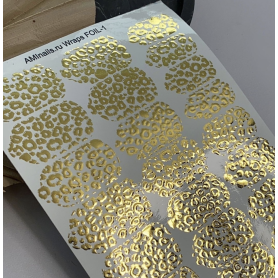 Nagelfolie 01 Foil Nail Wraps für Maniküre AMINAILS