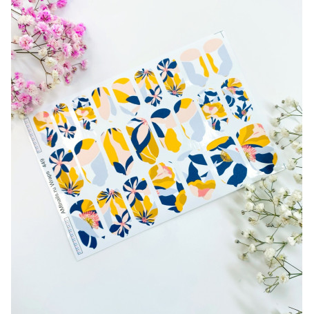 Nagelfolie 449 Nail Wraps für Maniküre AMINAILS