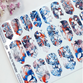 Nagelfolie 452 Nail Wraps für Maniküre AMINAILS