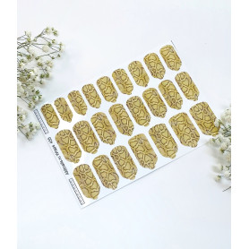 Nagelfolie 455 Nail Wraps für Maniküre AMINAILS 2