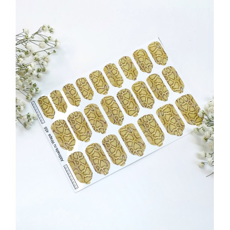 Nagelfolie 455 Nail Wraps für Maniküre AMINAILS