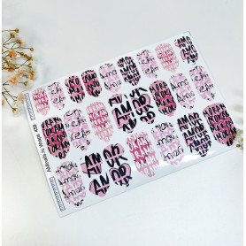 Nagelfolie 458 Nail Wraps für Maniküre AMINAILS 2