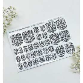 Nagelfolie 486 Nail Wraps für Pediküre AMINAILS 2