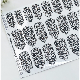 Nagelfolie 487 Nail Wraps für Maniküre AMINAILS