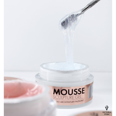 01 Crystal Glass - MOUSSE SCULPTURE GEL 15 ml Victoria Vynn