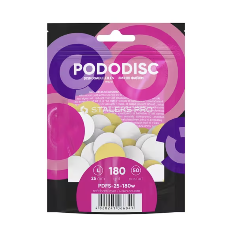 50 x Ersatz Schleifpapier PODODISC XS 10mm (PDF-10) STALEKS PRO-PODO DISK-Double Beauty Shop