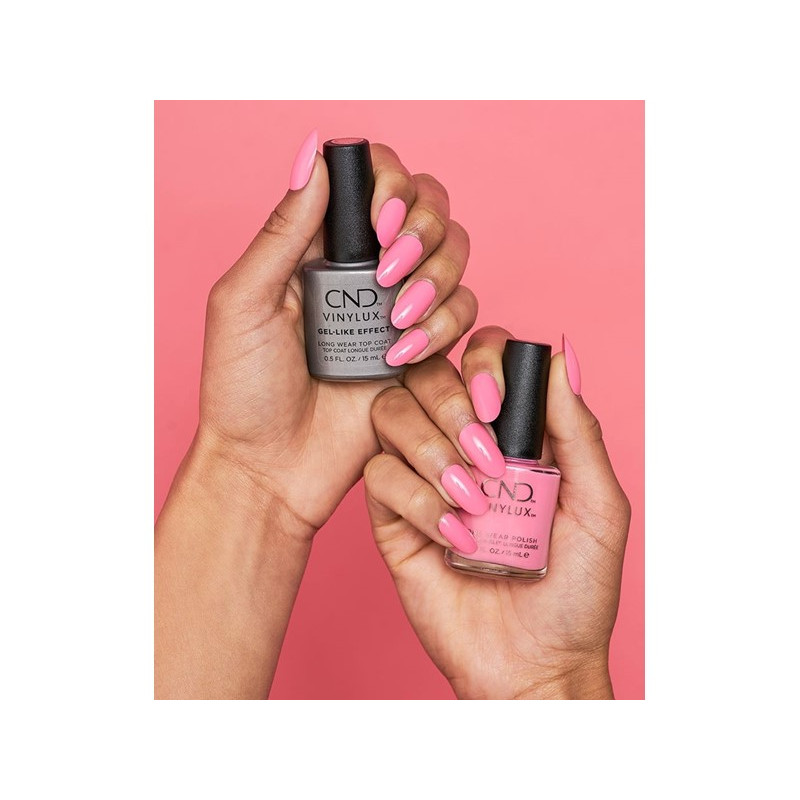 Gel-Like Effect - Top Coat (Long Wear) 15ml CND VINYLUX-Online-Shop-Double Beauty Shop