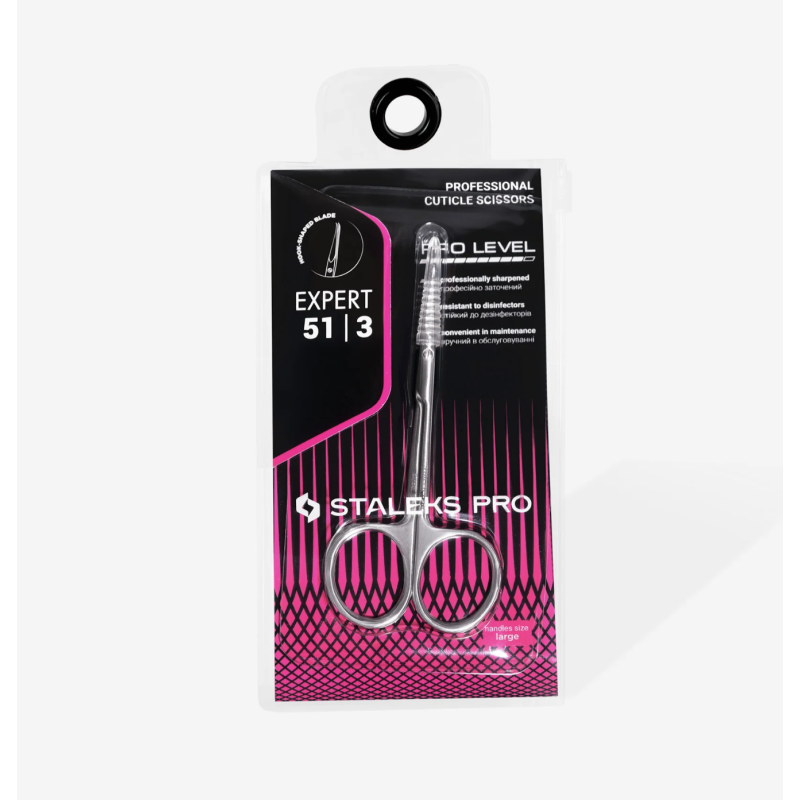 Hautschere mit gebogener Spitze EXPERT 51 (SE-51/3) STALEKS-SCHEREN-Double Beauty Shop