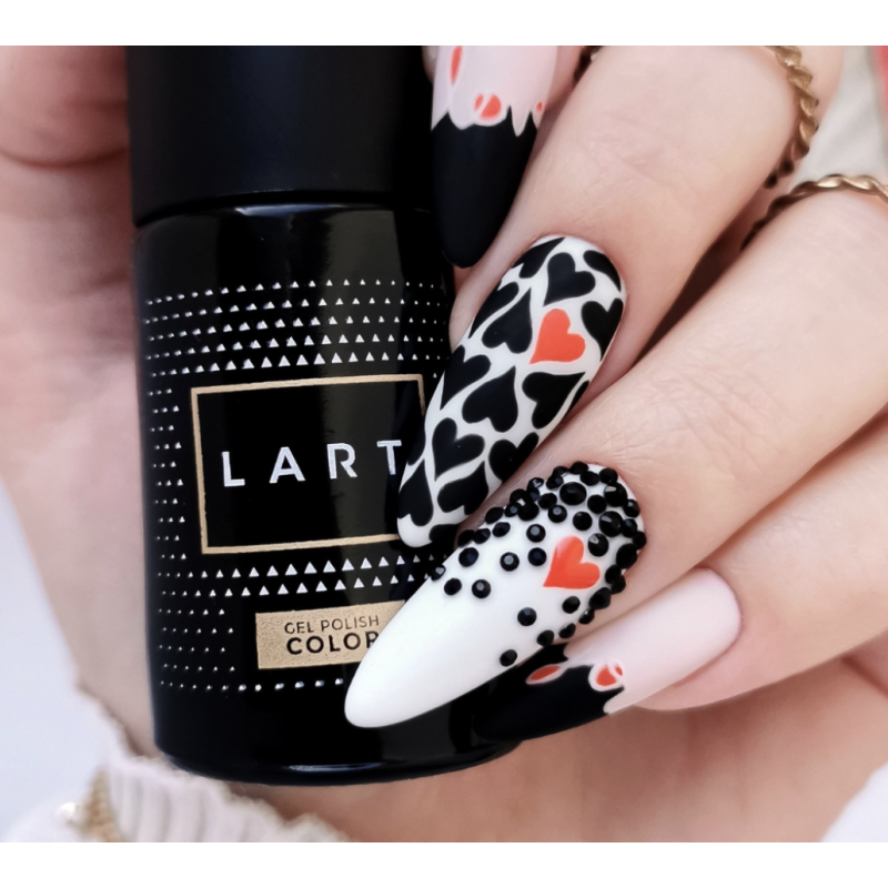 002 MIDNIGHT - SCHWARZ GEL POLISH 8ml LART-LART-Double Beauty Shop