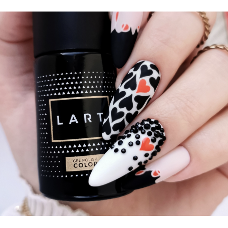 002 MIDNIGHT - SCHWARZ GEL POLISH 8ml LART