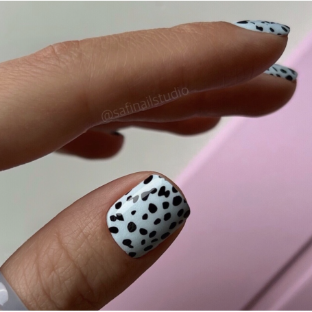 Nagelfolie Blue gepard - Nail Wraps by provocative nails & safinailstudio