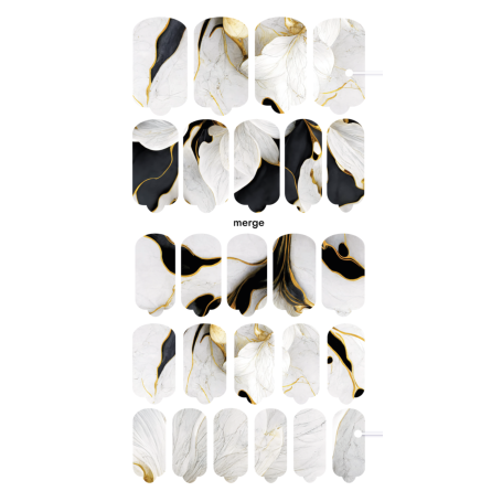 Nagelfolie Merge - Nail Wraps by provocative nails & safinailstudio