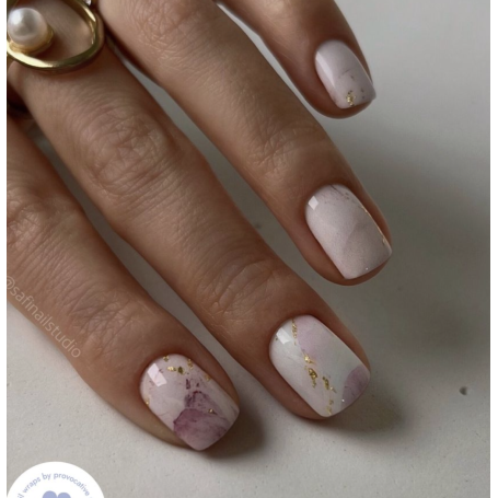 Nagelfolie Pink quartz - Nail Wraps by provocative nails & safinailstudio
