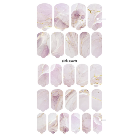 Nagelfolie Pink quartz - Nail Wraps by provocative nails & safinailstudio