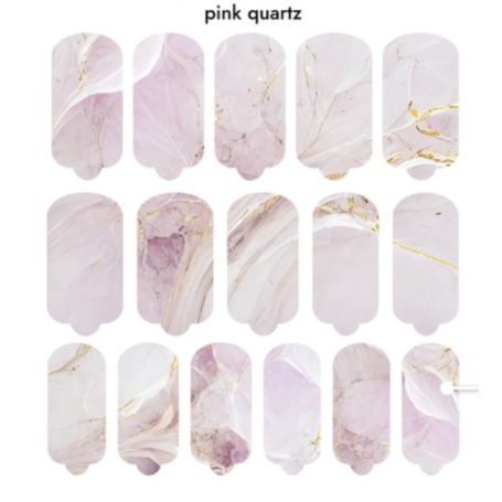 Nagelfolie Pink quartz - Nail Wraps by provocative nails & safinailstudio