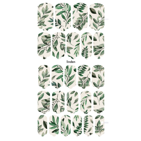 Nagelfolie Linden - Nail Wraps by provocative nails & safinailstudio