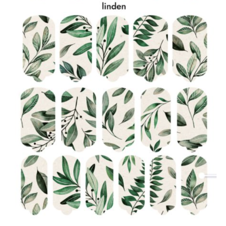 Nagelfolie Linden - Nail Wraps by provocative nails & safinailstudio