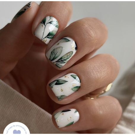 Nagelfolie Linden - Nail Wraps by provocative nails & safinailstudio