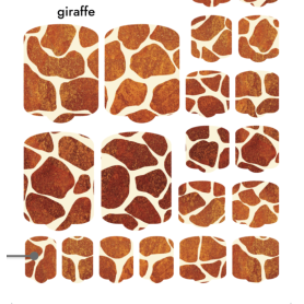 Nagelfolie Giraffe - PEDIKÜRE Nail Wraps by Provocative... 2