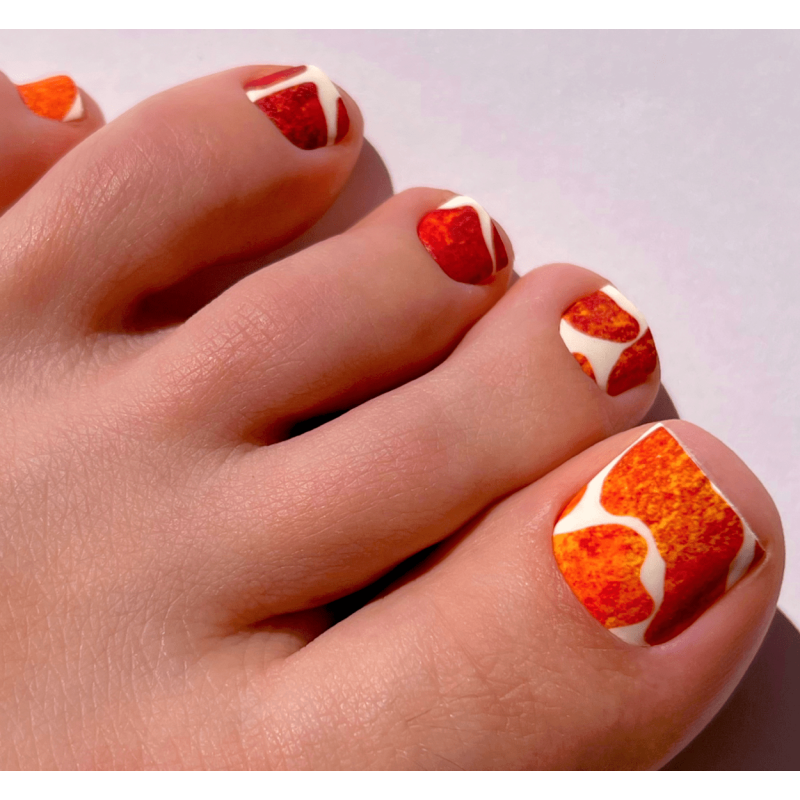 Nagelfolie Giraffe - PEDIKÜRE Nail Wraps by Provocative Nails-NAIL WRAPS SELBSTKLEBEND-Double Beauty Shop