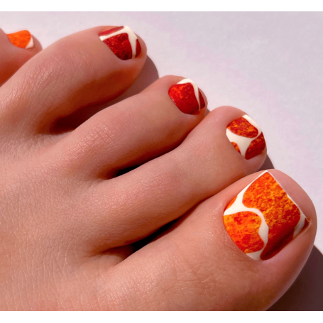 Nagelfolie Giraffe - PEDIKÜRE Nail Wraps by Provocative Nails