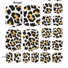 Nagelfolie Danger - PEDIKÜRE Nail Wraps by Provocative Nails 2