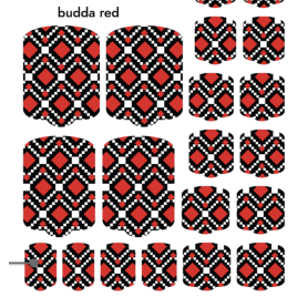 Nagelfolie Budda red - PEDIKÜRE Nail Wraps by Provocative... 2